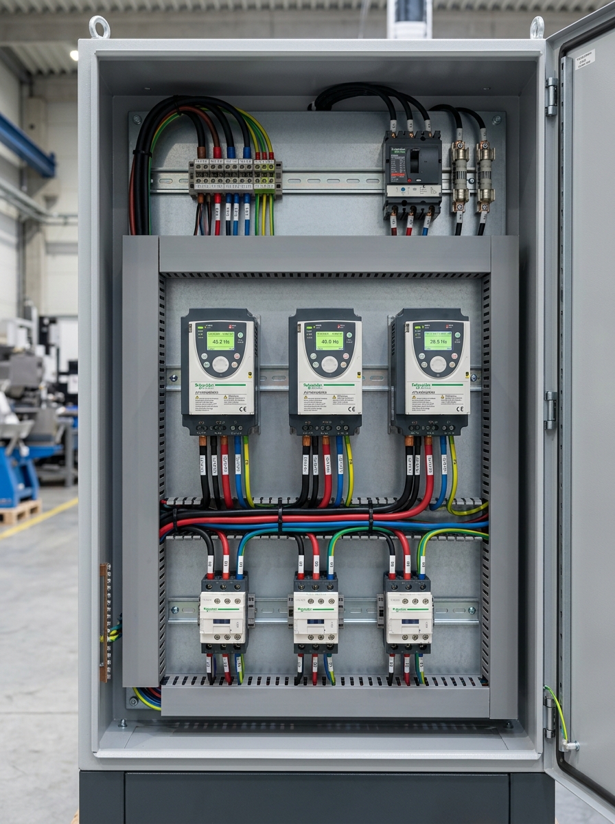 Schneider starter control panel